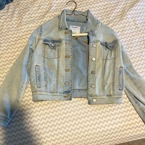 Old Navy Denim Girls Jean Jacket L 10-12 Light Blue